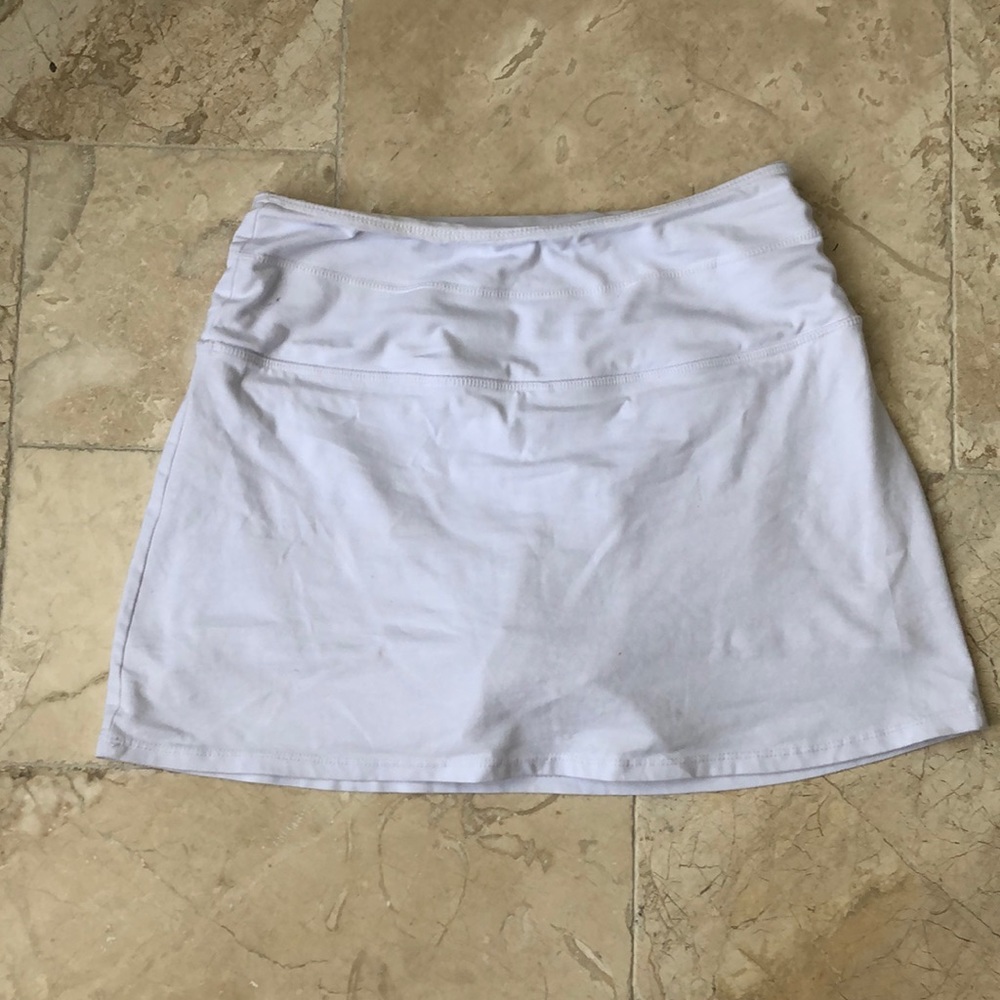 Coral Bay white tennis skirt EUC size S